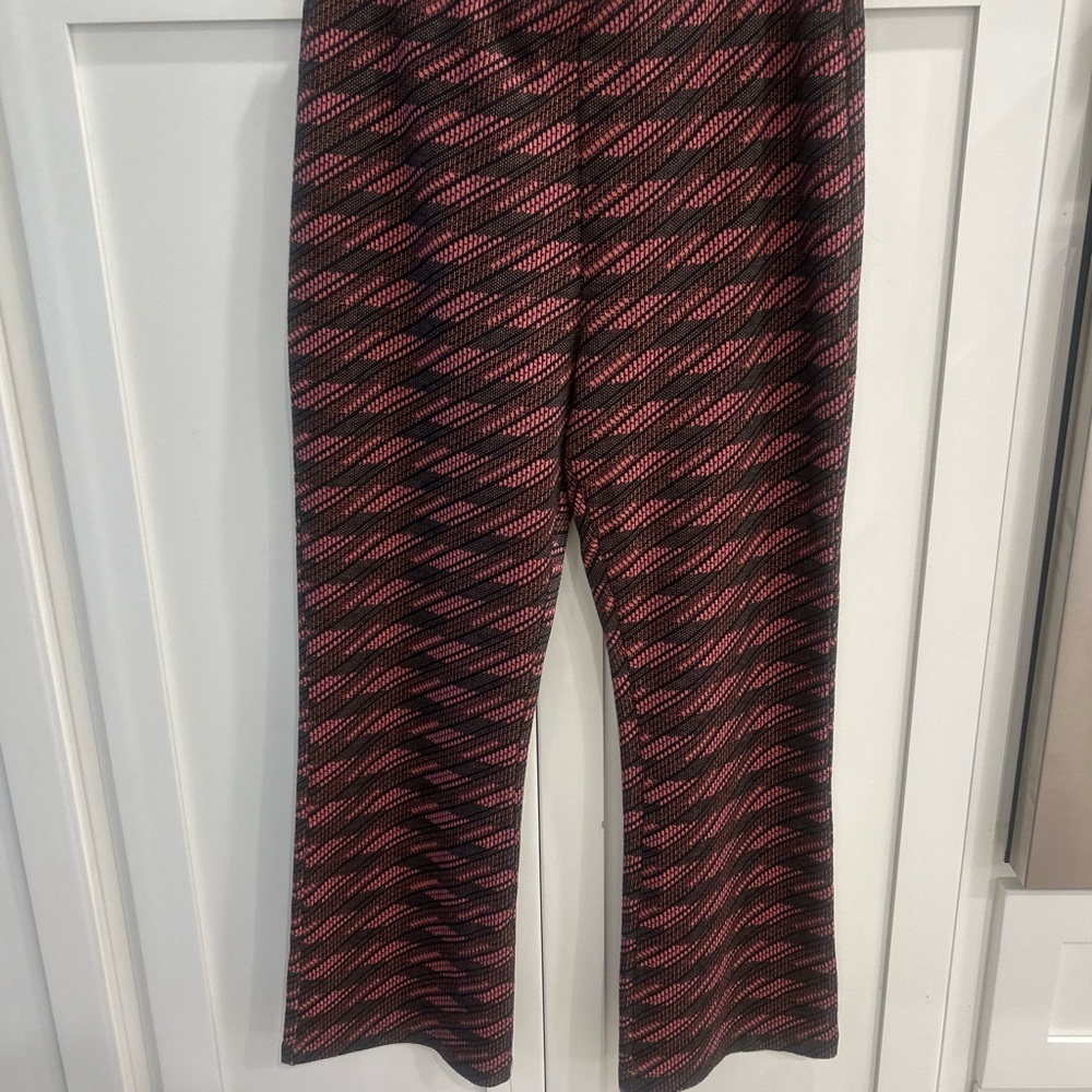 Dolan Black and Pink Patterned Pants